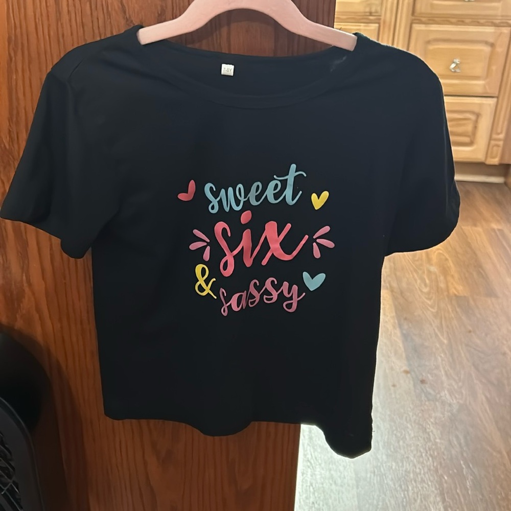 Kids shirt! Sweet, six, & sassy